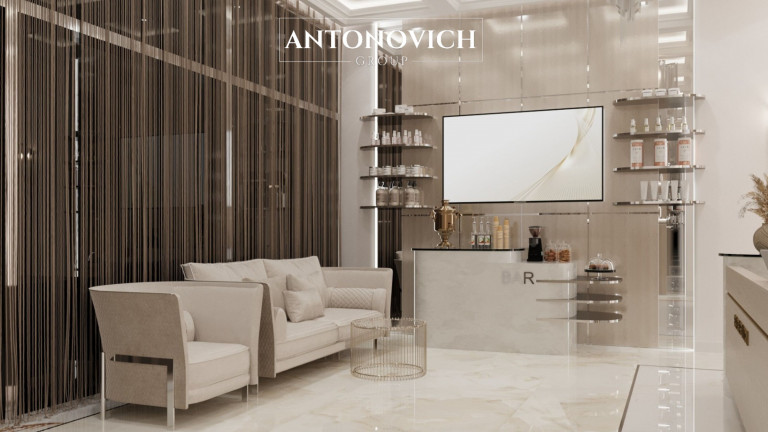 Modern Interior Design for Aesthetic Clinic by Antonovich Group: Crafting a Space of Elegance and Comfort