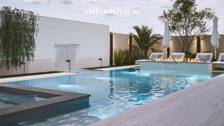 Modern Swimming Pool Design and Execution by Antonovich Group: Crafting Luxurious Outdoor Spaces