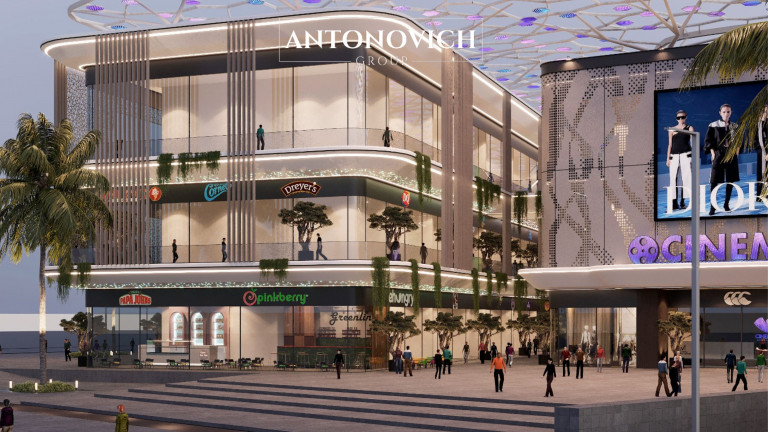 Innovative Shopping Mall Architecture Concept by Antonovich Group: Elevating Retail and Dining Experiences