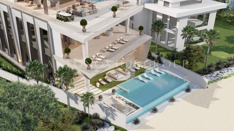 Modern Futuristic Villa Architecture: Antonovich Group's Vision at Bulgari Residence Jumeirah Island Dubai