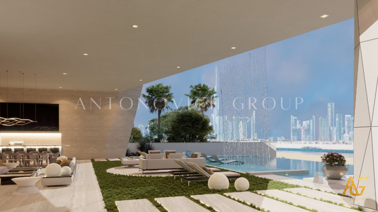 Modern Futuristic Villa Architecture: Antonovich Group's Vision at Bulgari Residence Jumeirah Island Dubai