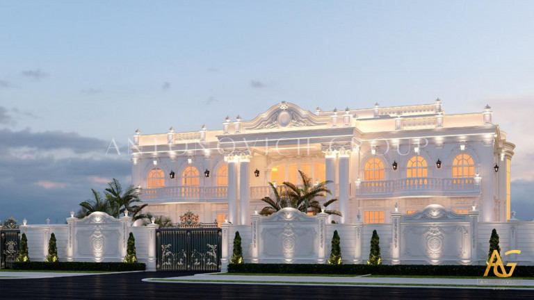 Luxury Classic Villa Exterior Design & Fit-out by Antonovich Group: Unveiling a Timeless Masterpiece