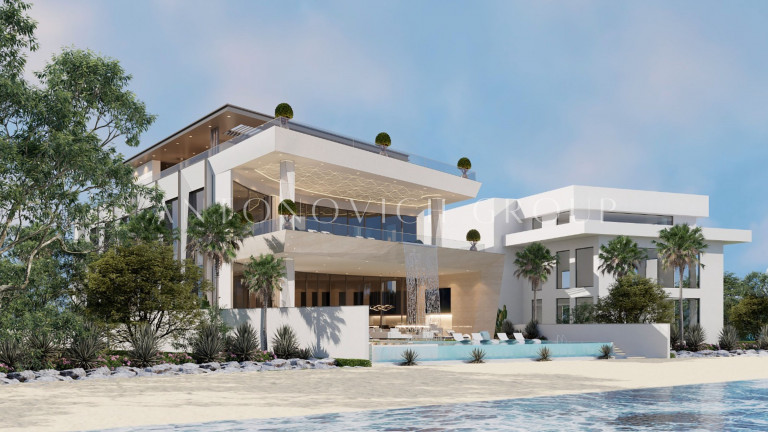 Modern Futuristic Villa Architecture: Antonovich Group's Vision at Bulgari Residence Jumeirah Island Dubai