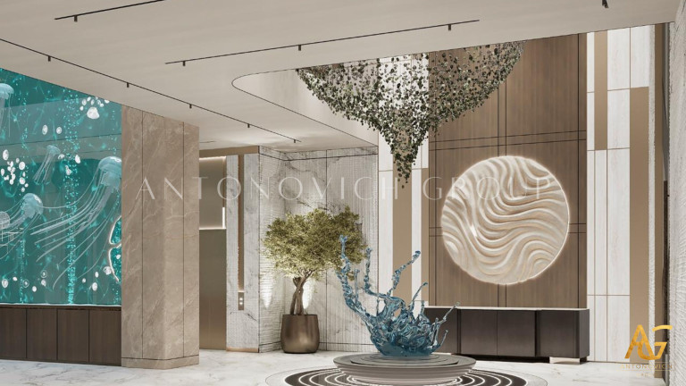 Breathtaking Villa Entrance Foyer Design