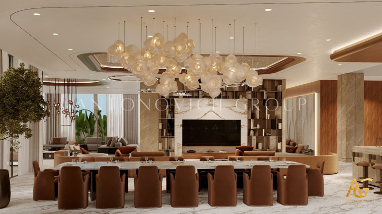 The Art of Dining: Antonovich Group's Approach to Luxury Interior Design