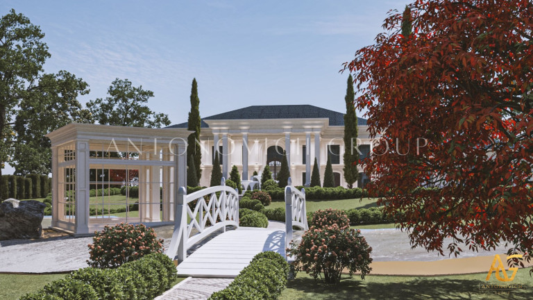 Timeless Elegance: Luxury Classic Villa Exterior and Landscape Design