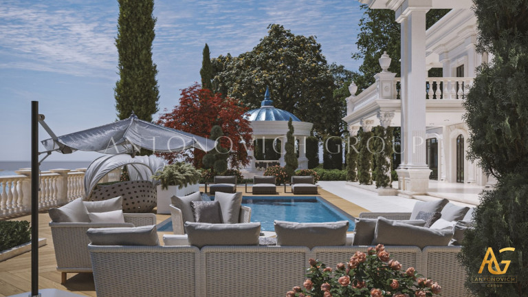 Timeless Elegance: Luxury Classic Villa Exterior and Landscape Design