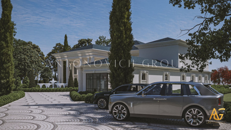 Timeless Elegance: Luxury Classic Villa Exterior and Landscape Design