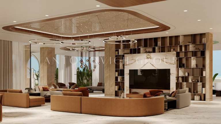 Modern Aesthetic Interior Design and Furniture Solutions for Luxury Villas