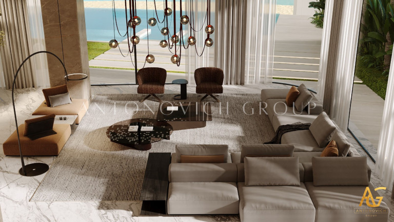 Modern Aesthetic Interior Design and Furniture Solutions for Luxury Villas