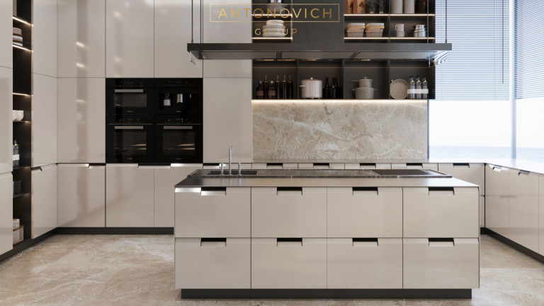 Kitchen Interior Design & Joinery Solutions for World Islands Villa in Dubai