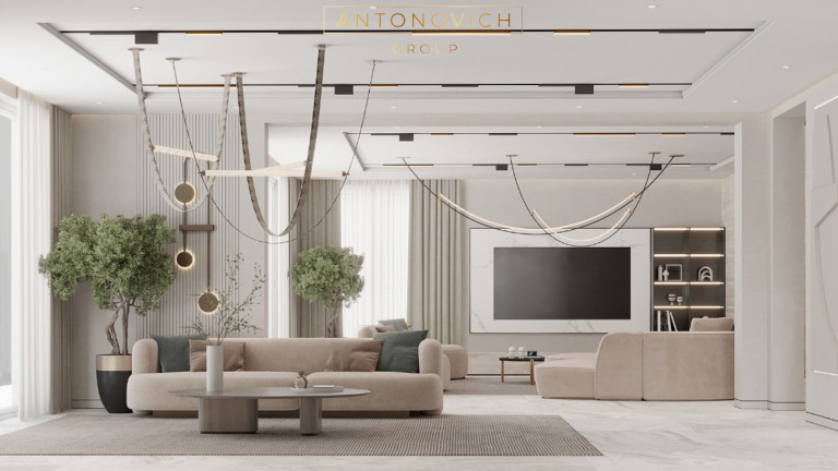 Luxury Living: Modern Interior Design & Fit-Out for Al Barari Villa