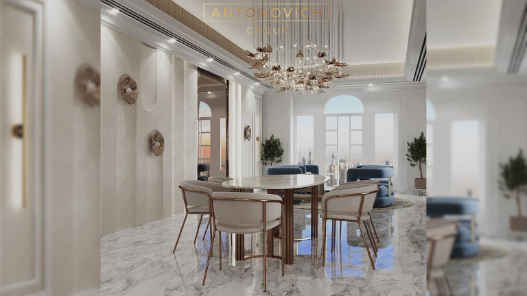 Antonovich Group Expertise in Modern Design For Luxury Dining Room Interior
