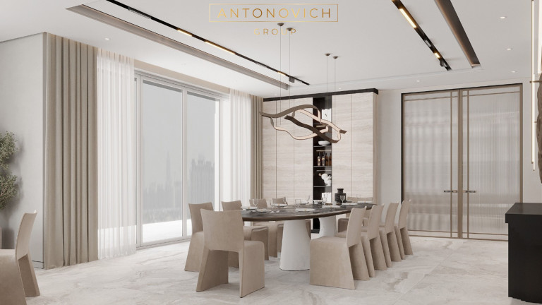 Modern Aesthetic Dining Room Interior Design And Fit-out