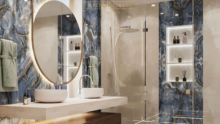 Crafting Opulence: A Masterpiece in Modern Bathroom Design to the Finest