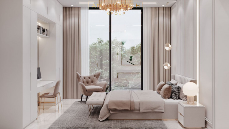 Lavish Dreams: Luxury Modern Bedroom Interior Design by Antonovich Group