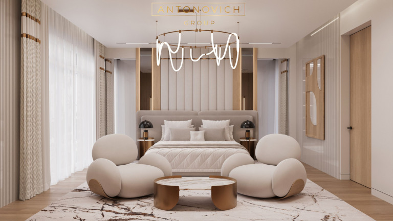 Luxury Haven: Elevating Comfort with Antonovich Group's Customized Bedroom Designs