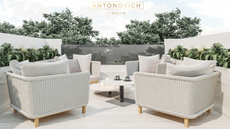Exquisite Al Fresco: Luxury Villa Terrace Design by Antonovich Group