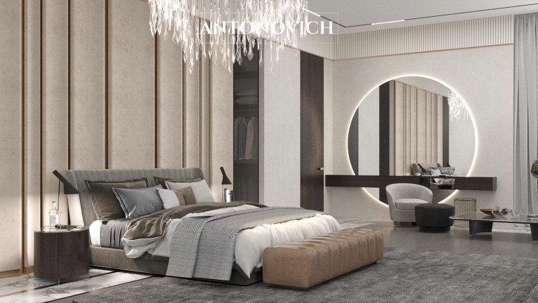 Crafting Modern Elegance: Antonovich Group's Signature Bedroom Designs