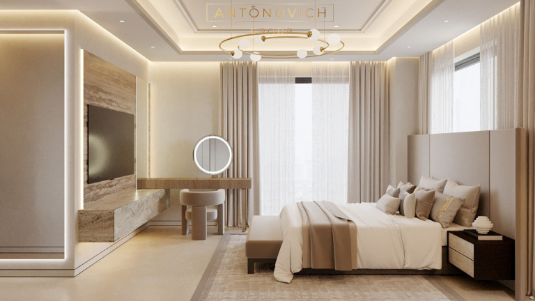 Ultimate Comfort: Modern Interior Design and Fit-Out Solutions for Master Bedrooms by Antonovich Group