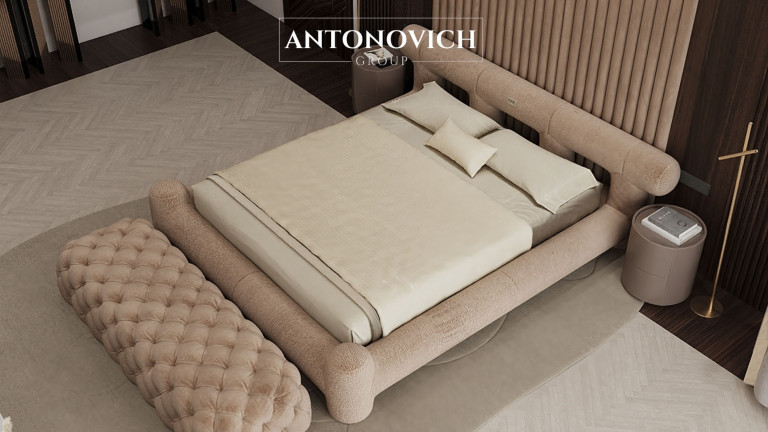 Crafting Dreams: Modern Luxury Bedroom Designs by Antonovich Group