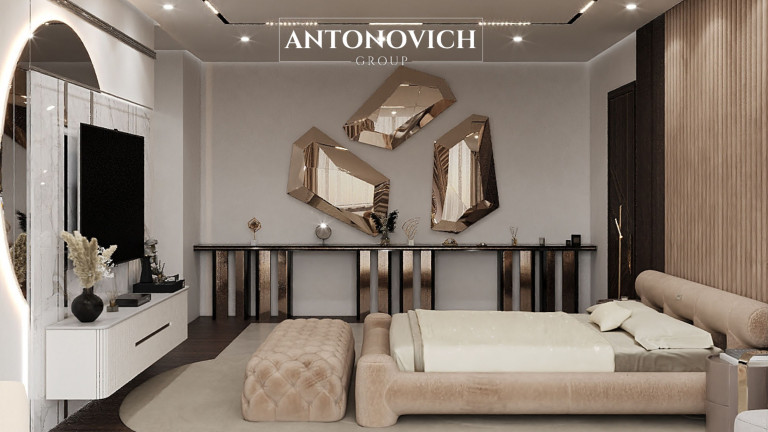 Crafting Dreams: Modern Luxury Bedroom Designs by Antonovich Group