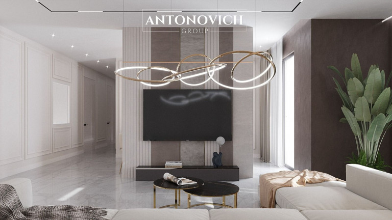 Modern Aesthetic Interior Design for Living by Antonovich Group