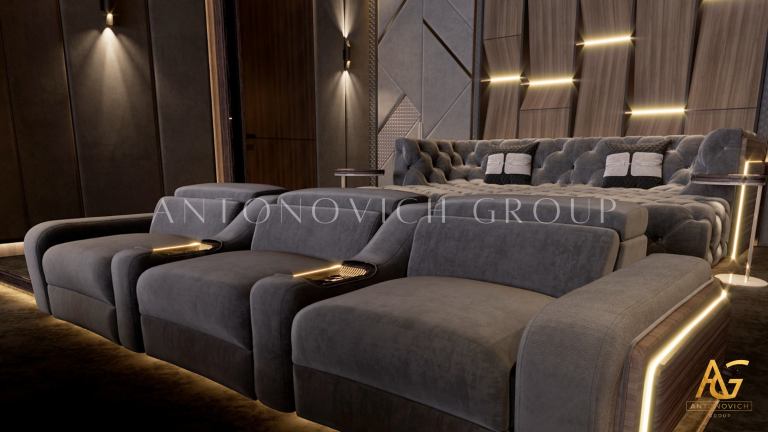 Transforming Entertainment Spaces: Luxury Interior Design Fit-Out for Home Cinema