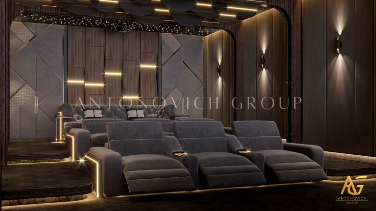 Transforming Entertainment Spaces: Luxury Interior Design Fit-Out for Home Cinema