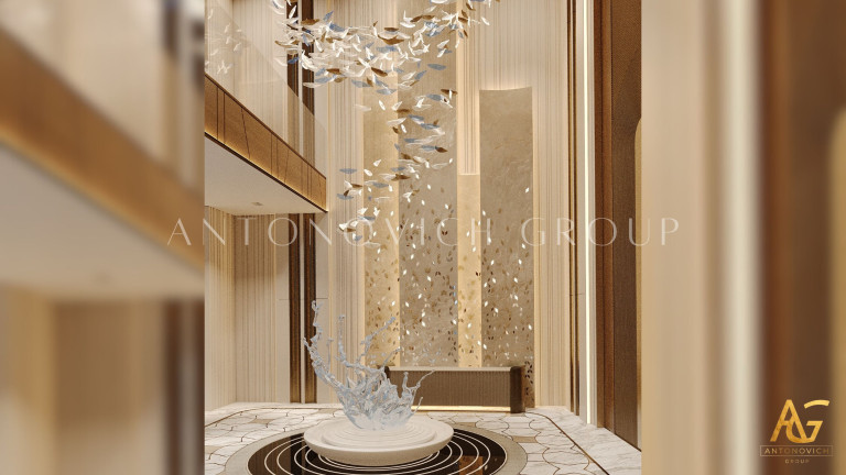 Creating a Grand First Impression: Innovative Luxury Foyer Design in Dubai's Elite Homes