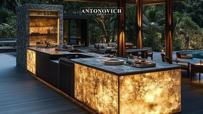 Custom barbecue pavilions