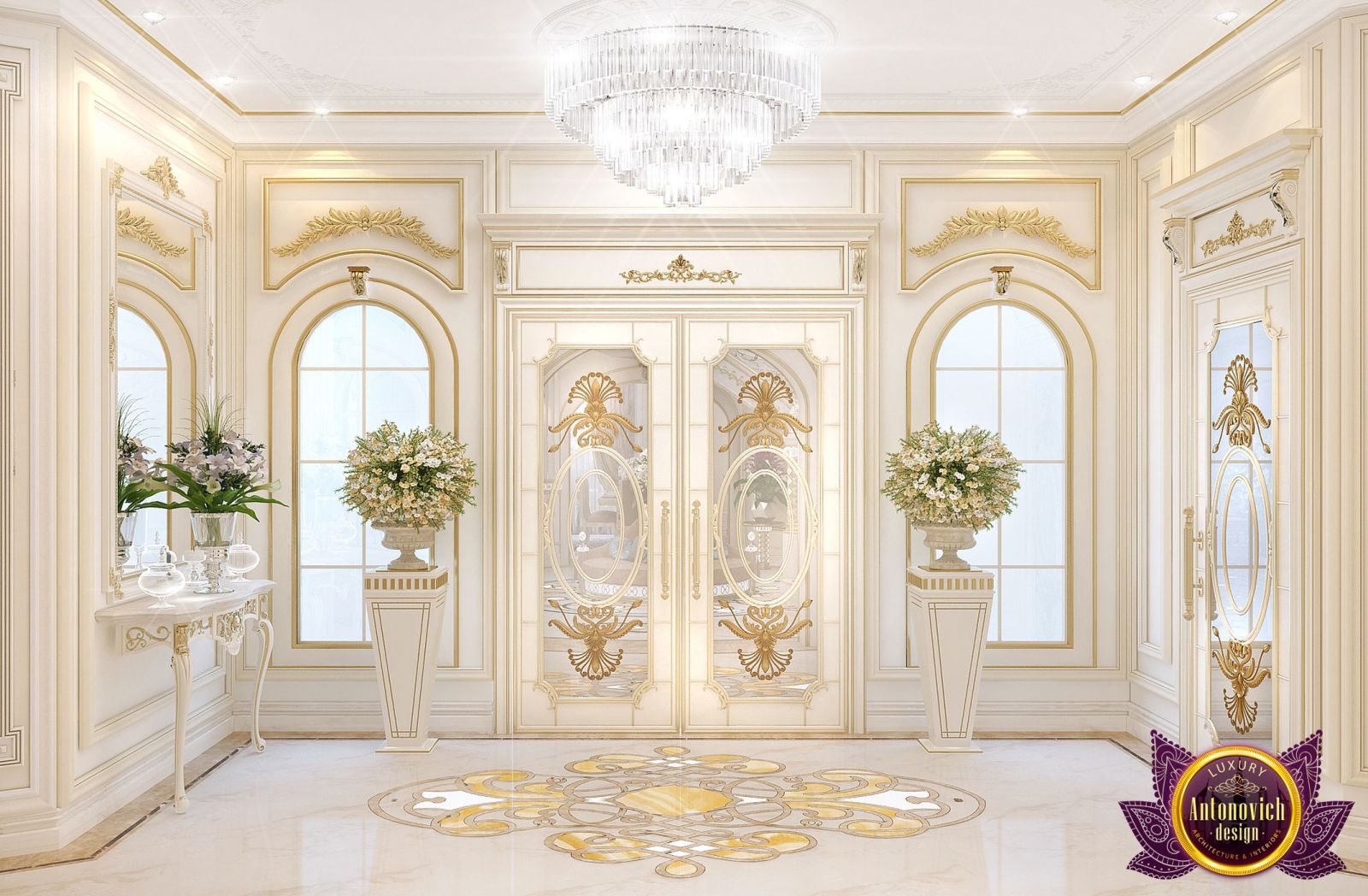 Luxury walk-in closet reflecting the craftsmanship of Abu Dhabi's top interior designer