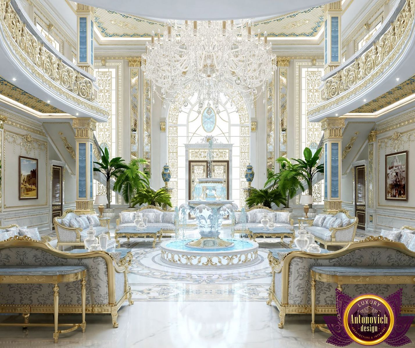 Exquisite bathroom with a touch of opulence