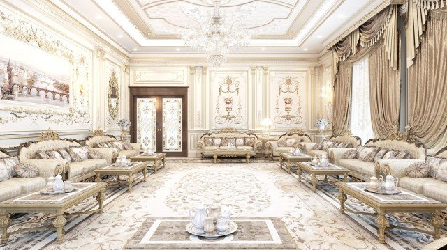 Chic majlis interior