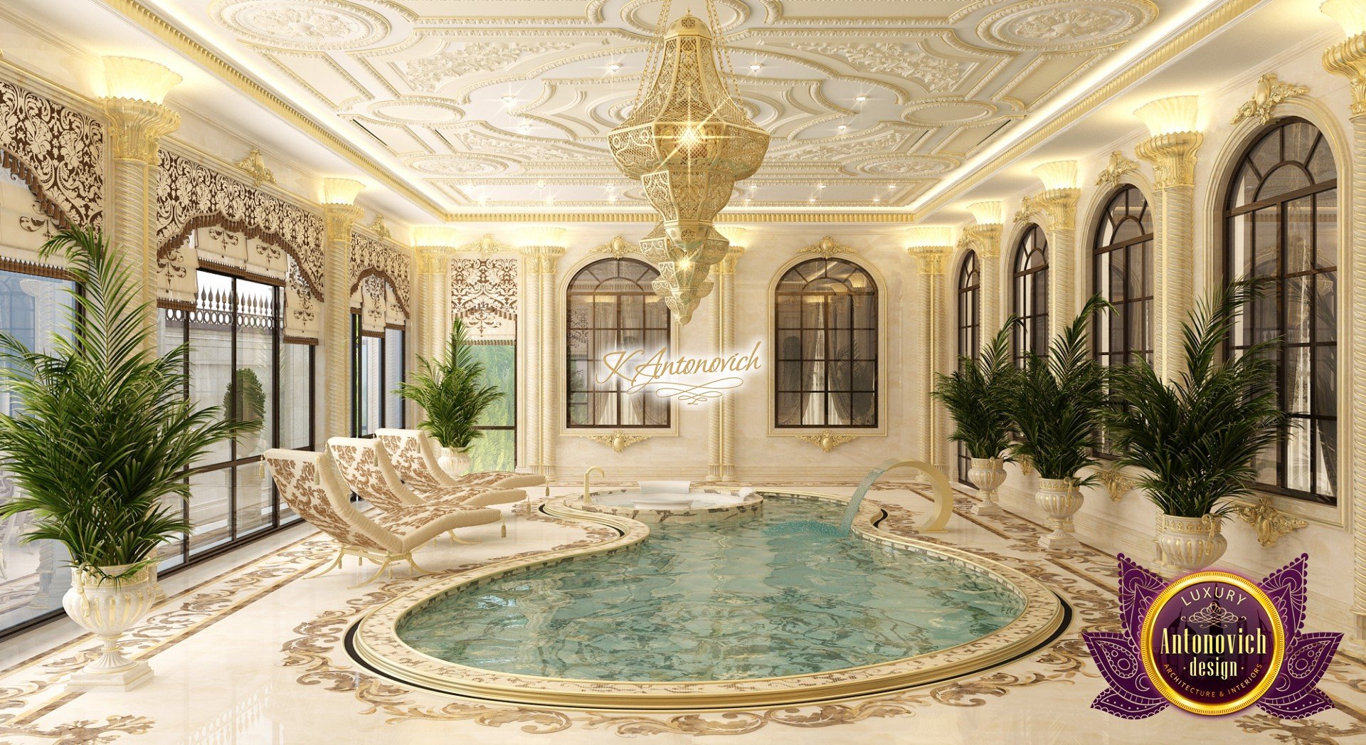 Luxurious pool design