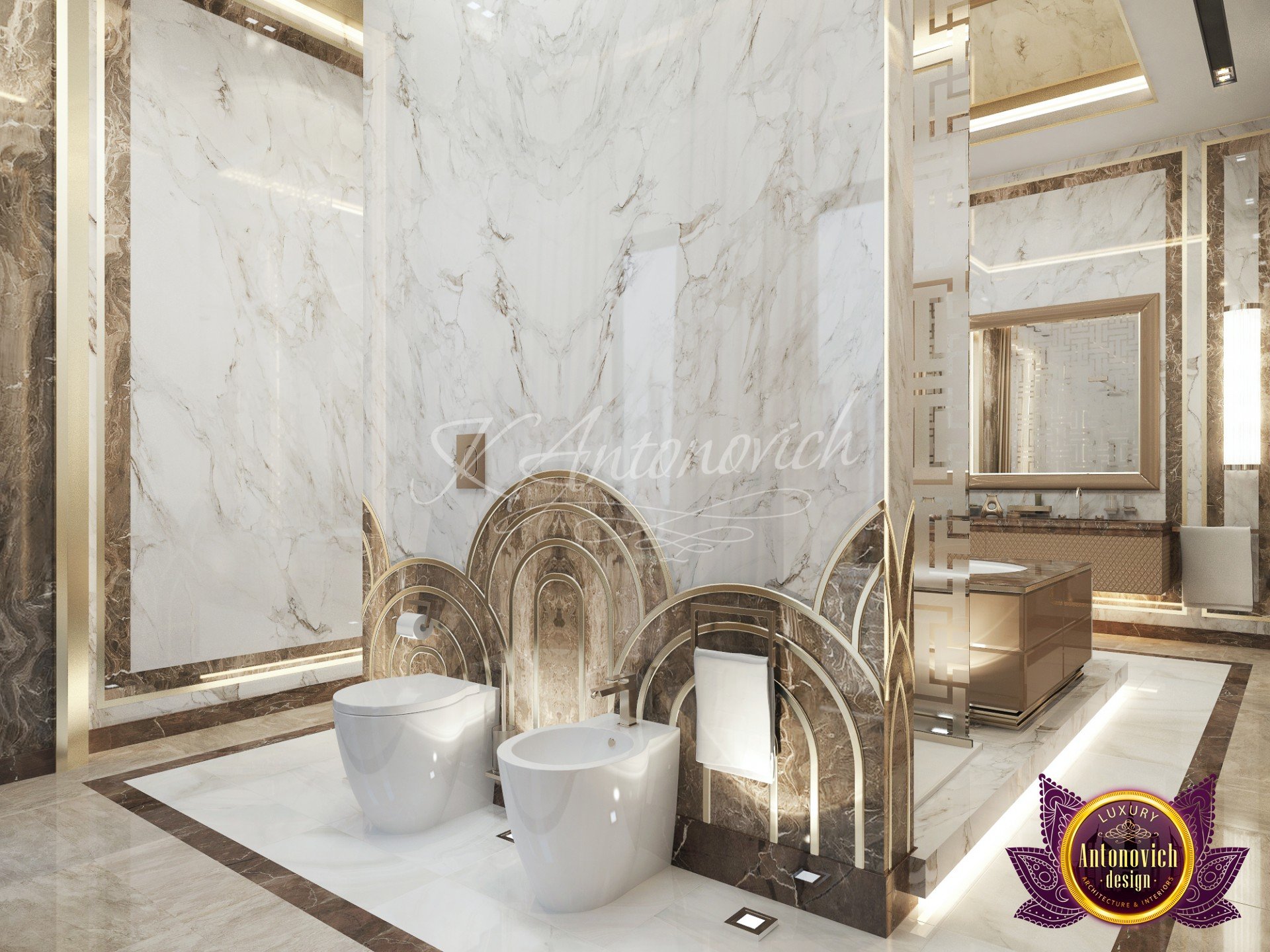 Contemporary bath, Bathroom Design in Dubai