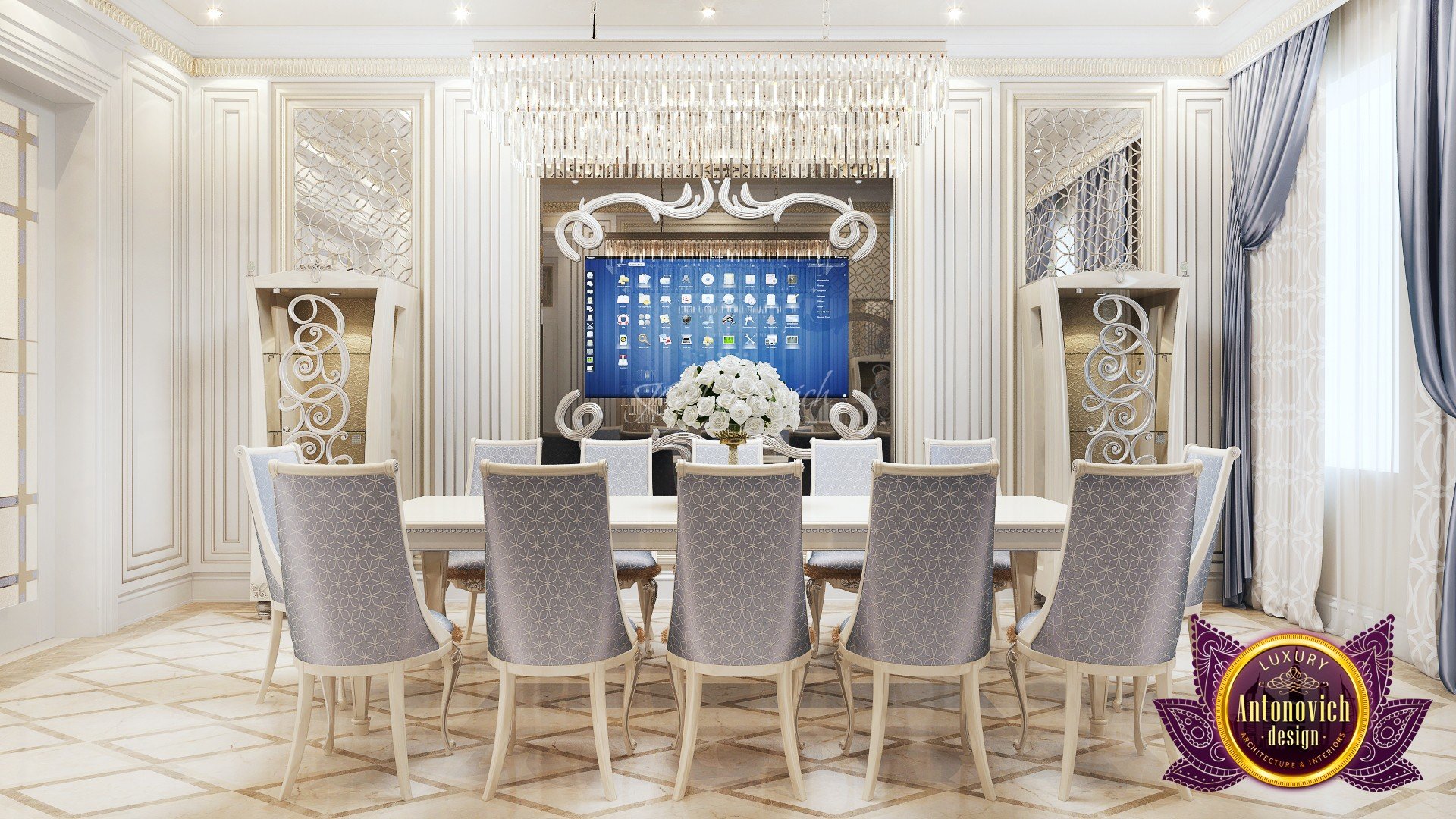 Luxe Dining Room Interior Design, Dining Room Interior Design