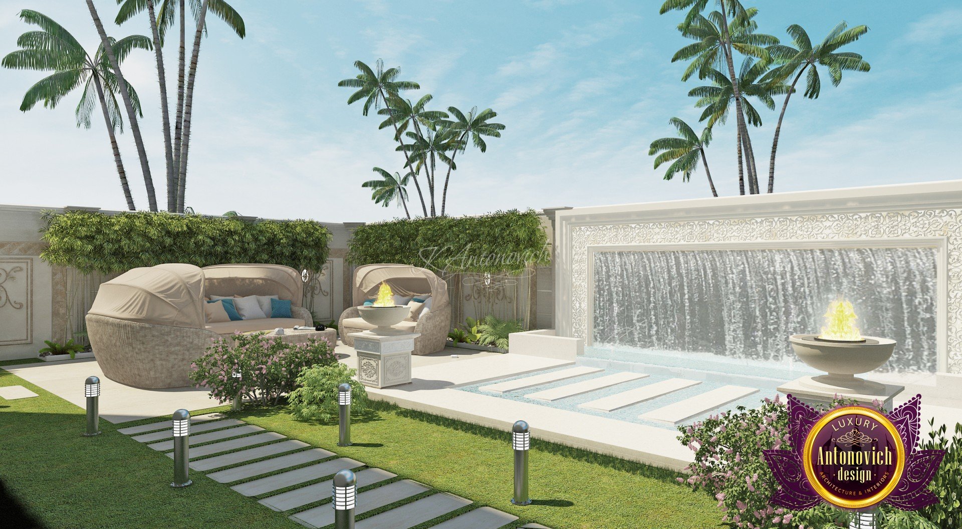 Landscape Design Ideas on Villa Garden Design
 id=41242