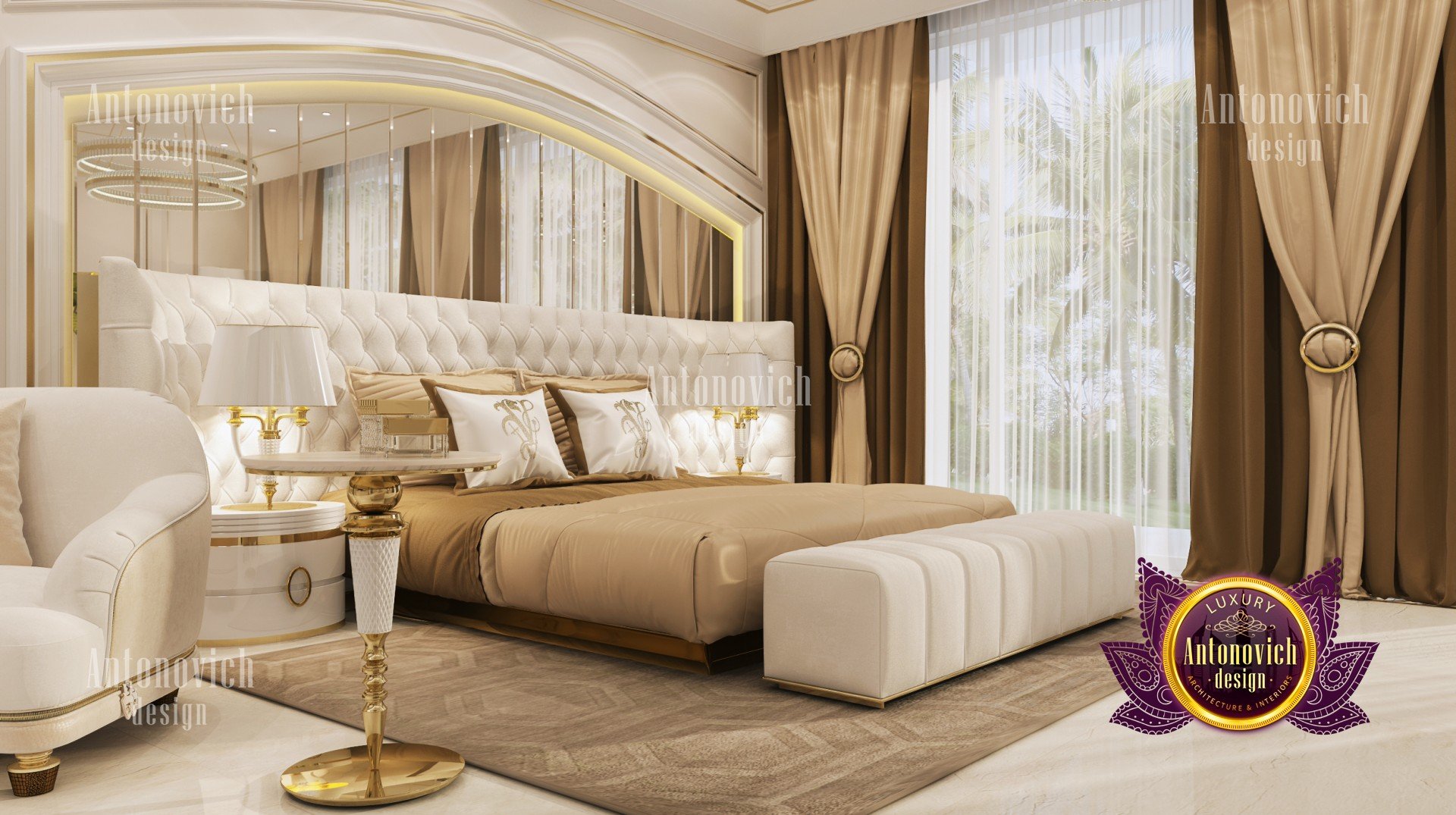 Modern Elegant Bedroom Ideas for Large Space