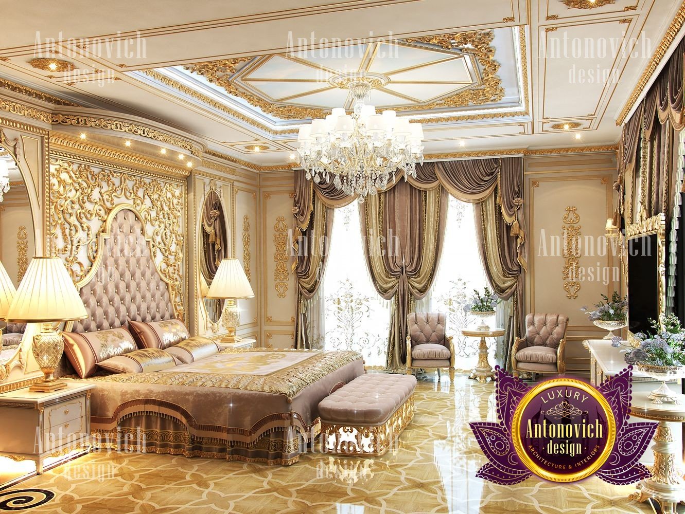 Masterbedroom interior design UAE