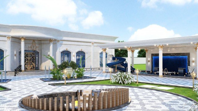 This modern luxury villa with its pool and garden is the perfect blend of comfort, elegance and style.