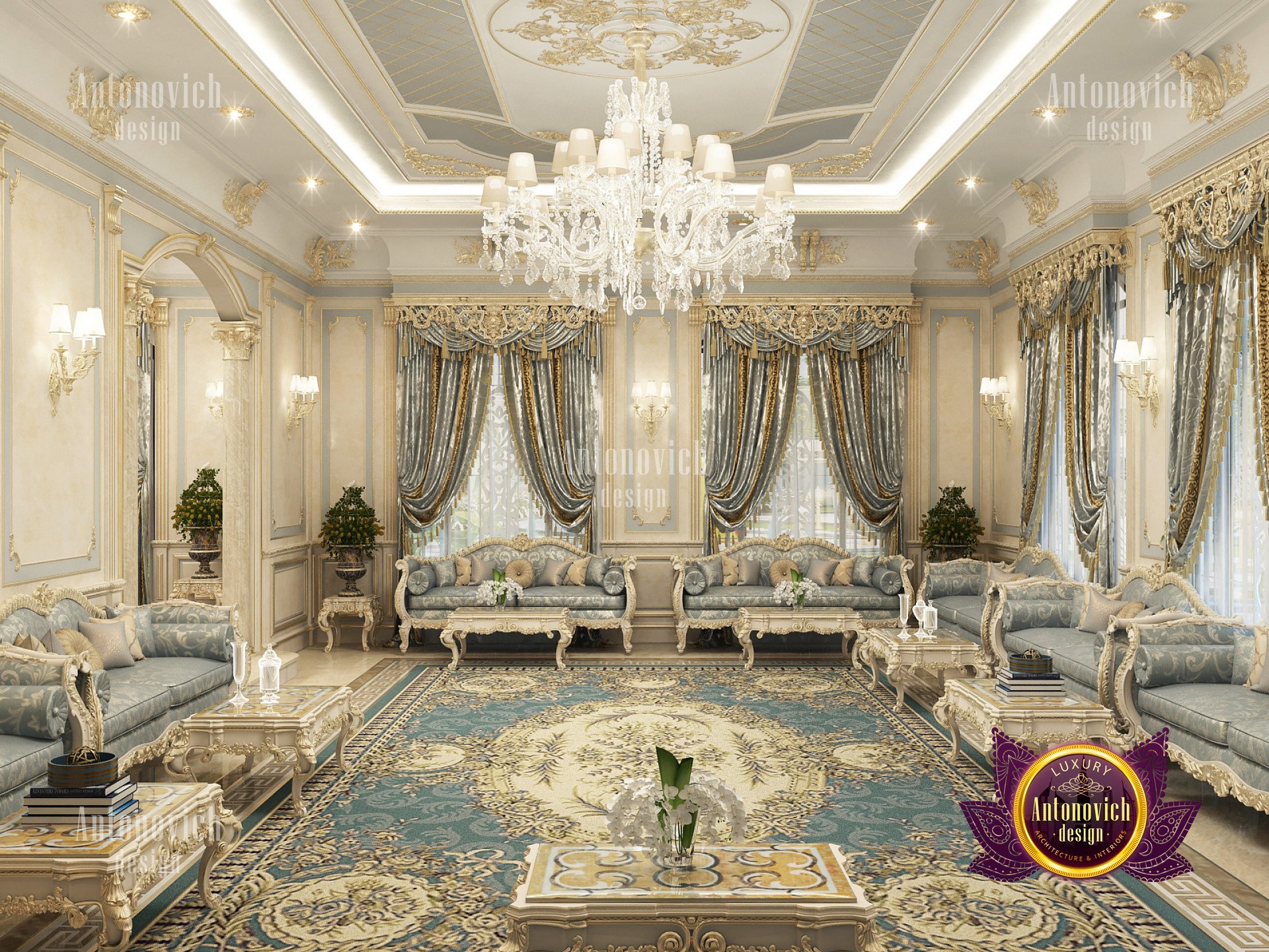 Luxury villa interiors