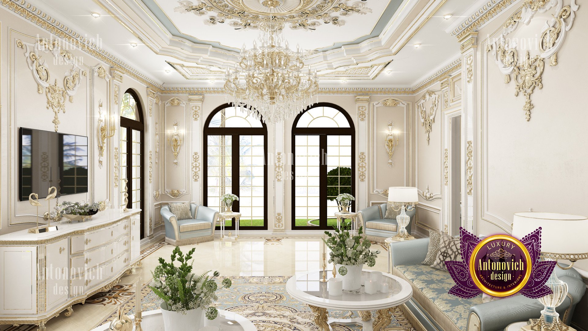 Very beautiful living room interior