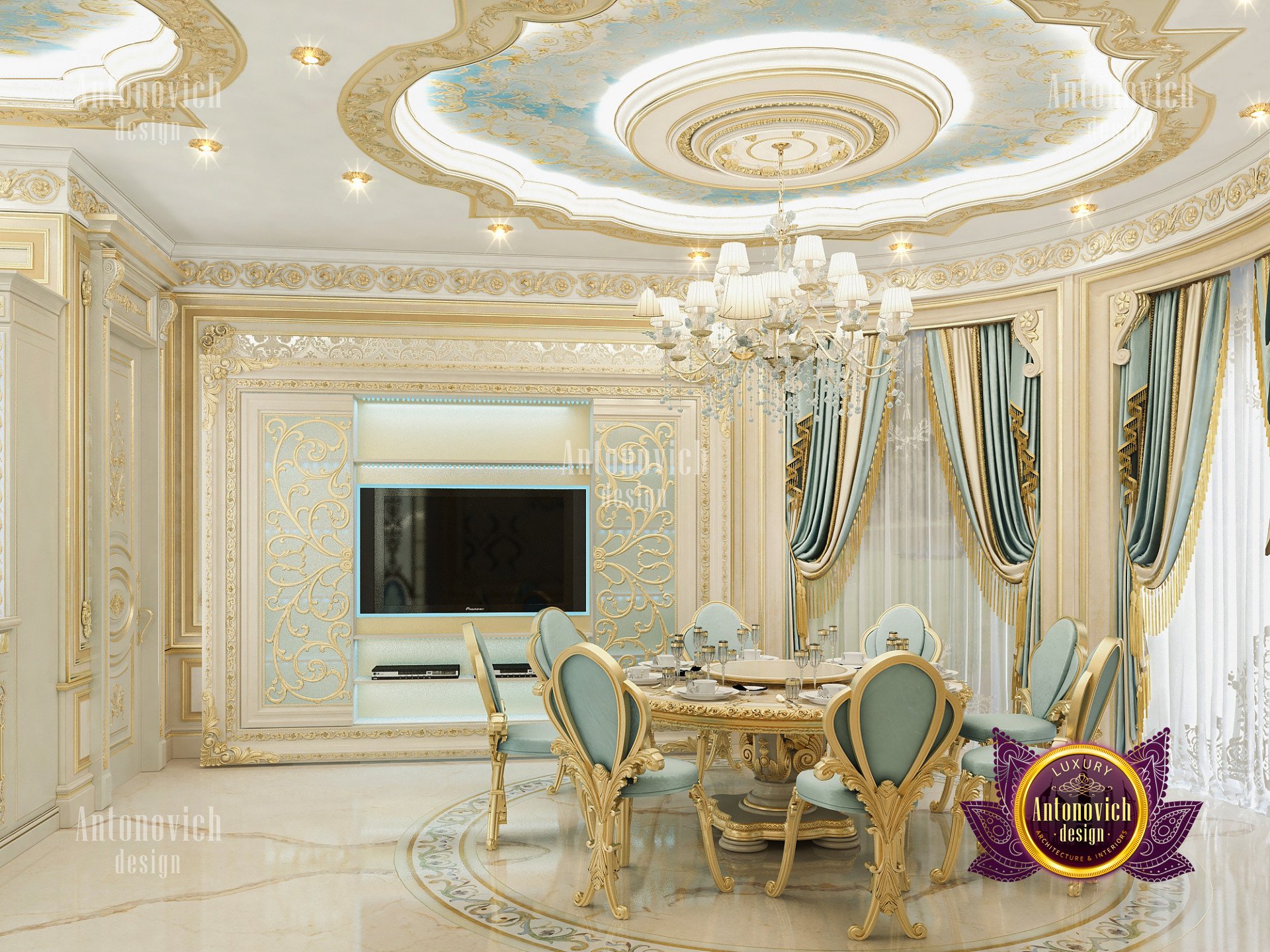 Splendid kitchen interior Dubai