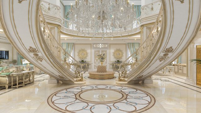 Luxurious and spectacular house interiors created by Antonovich Design, an iconic symbol of luxury, royalty, and grandeur.