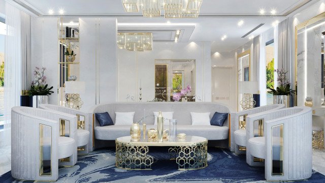Luxury interior design with a modern touch, crafted with an eye for detail and attention to quality.