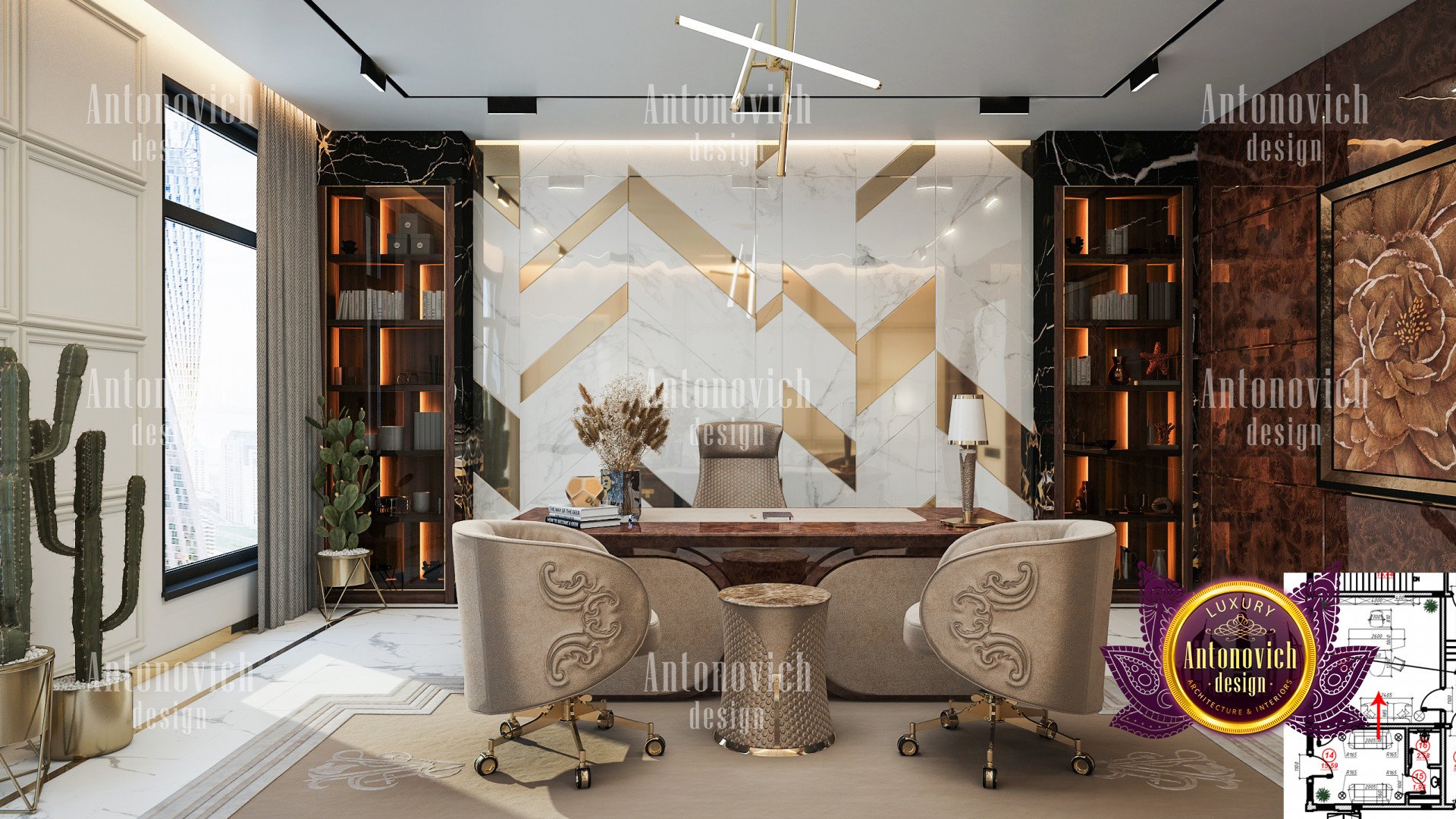 Luxury Office Interior Design In Dubai - Reverasite