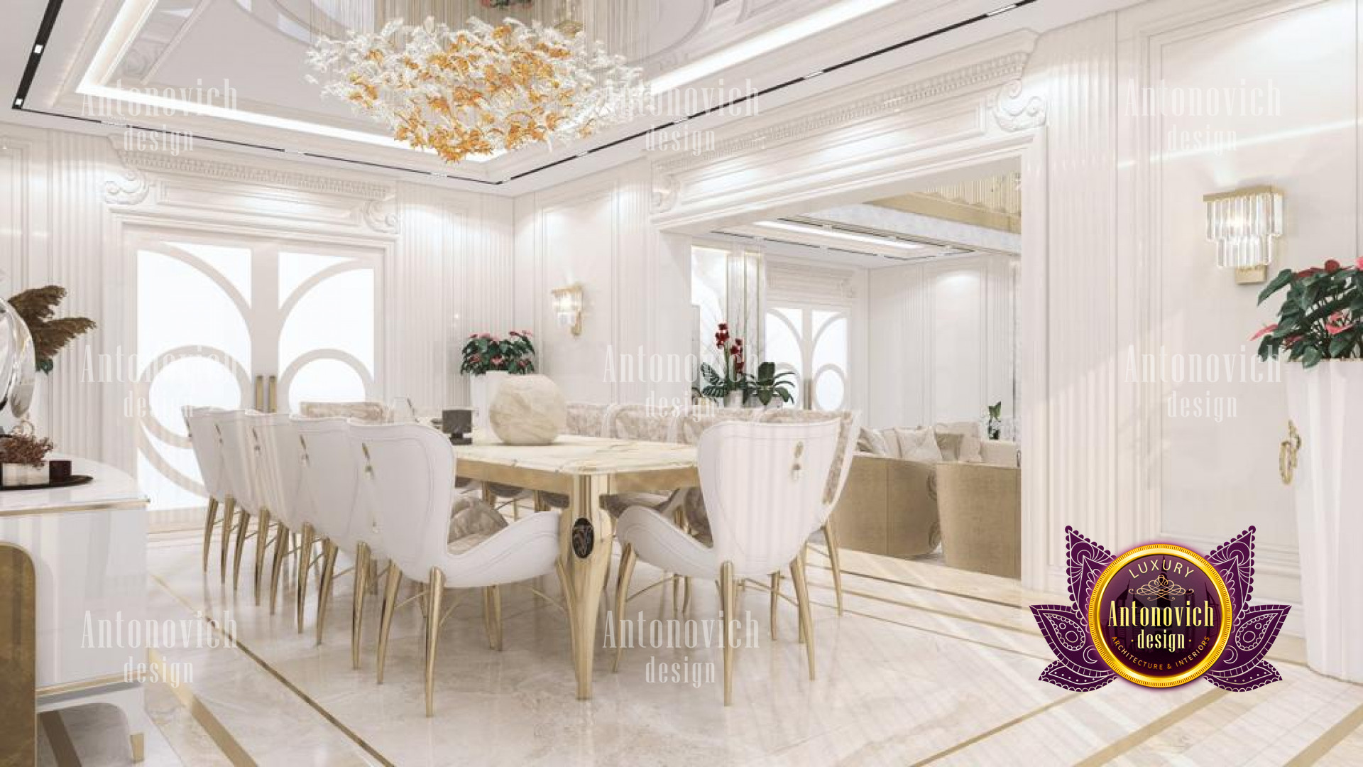 Amazing Interior Design Of 22 Carat Villa Design The Palm