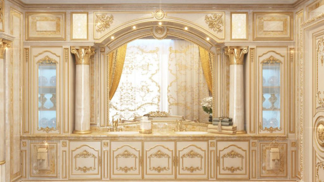 Luxury bathroom interior design riyadh