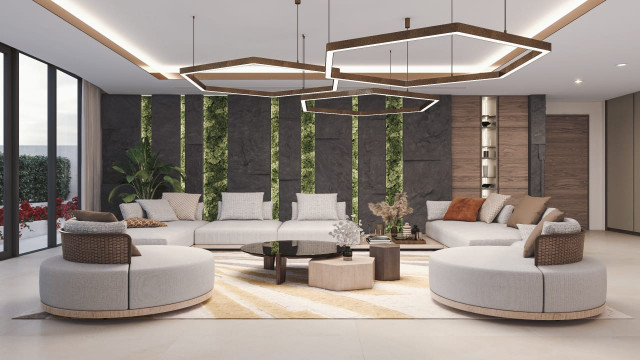 Living Room Design W Residence Palm Jumeirah